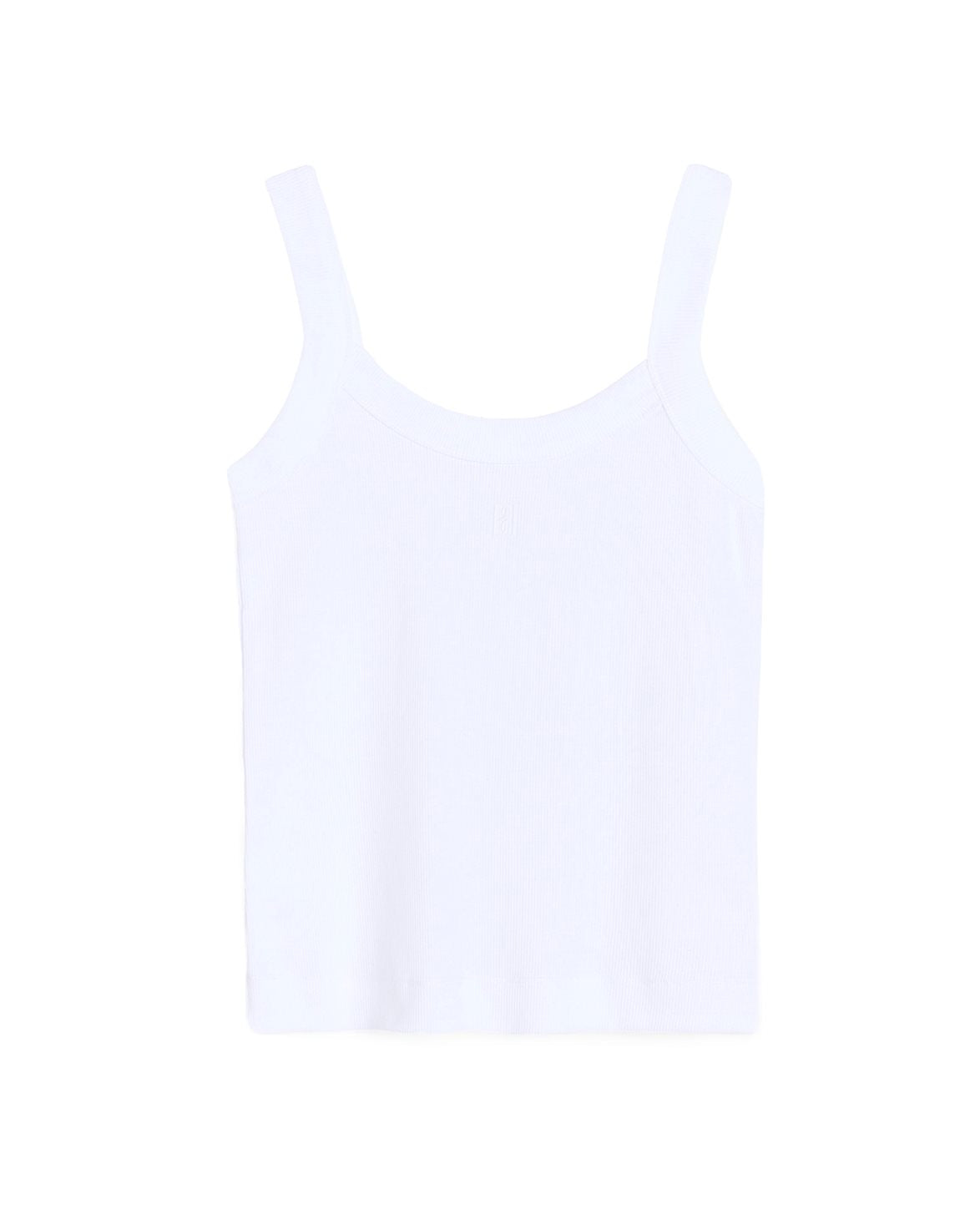 Frillio Tank Top Pure White