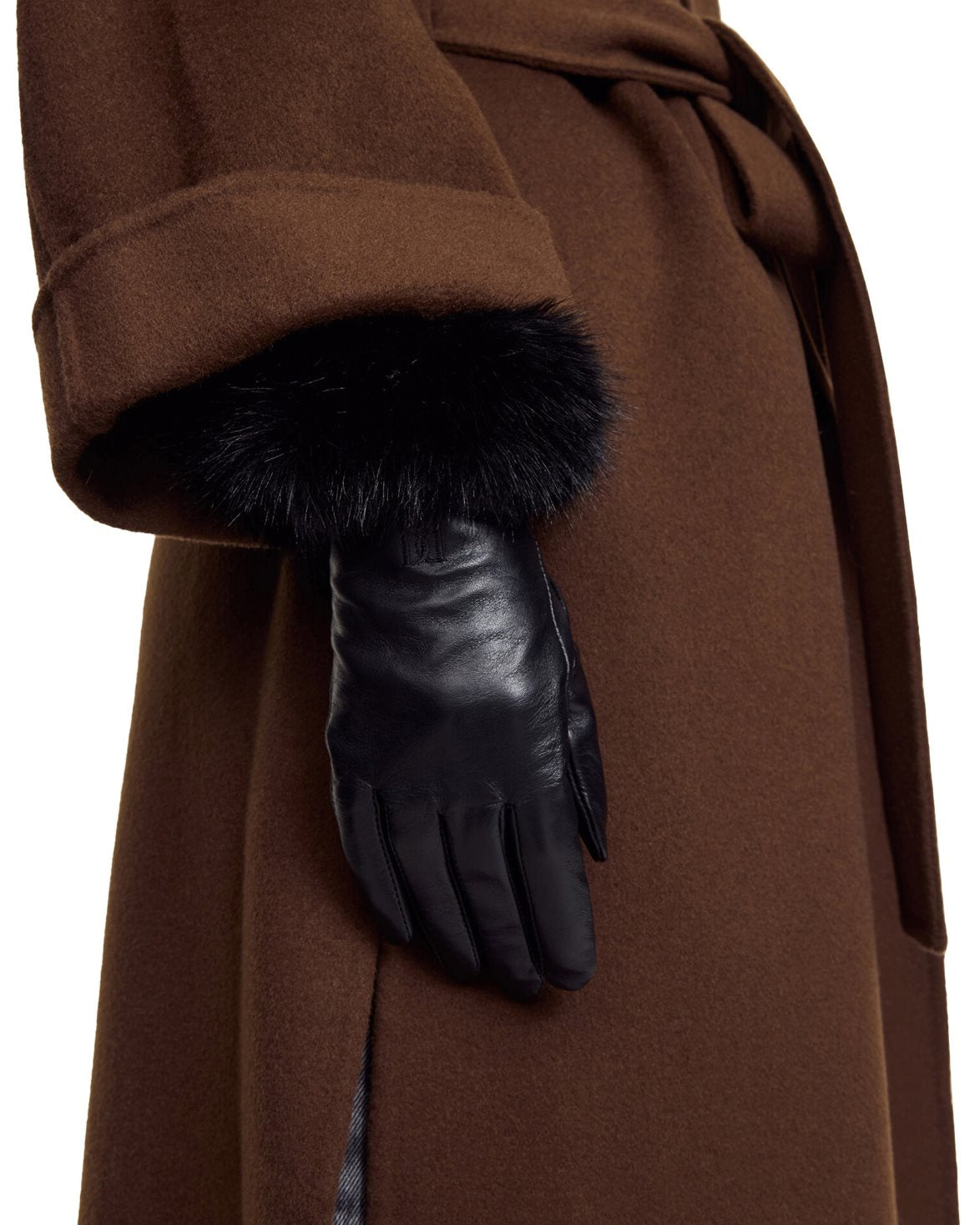Genna Leather Gloves Black