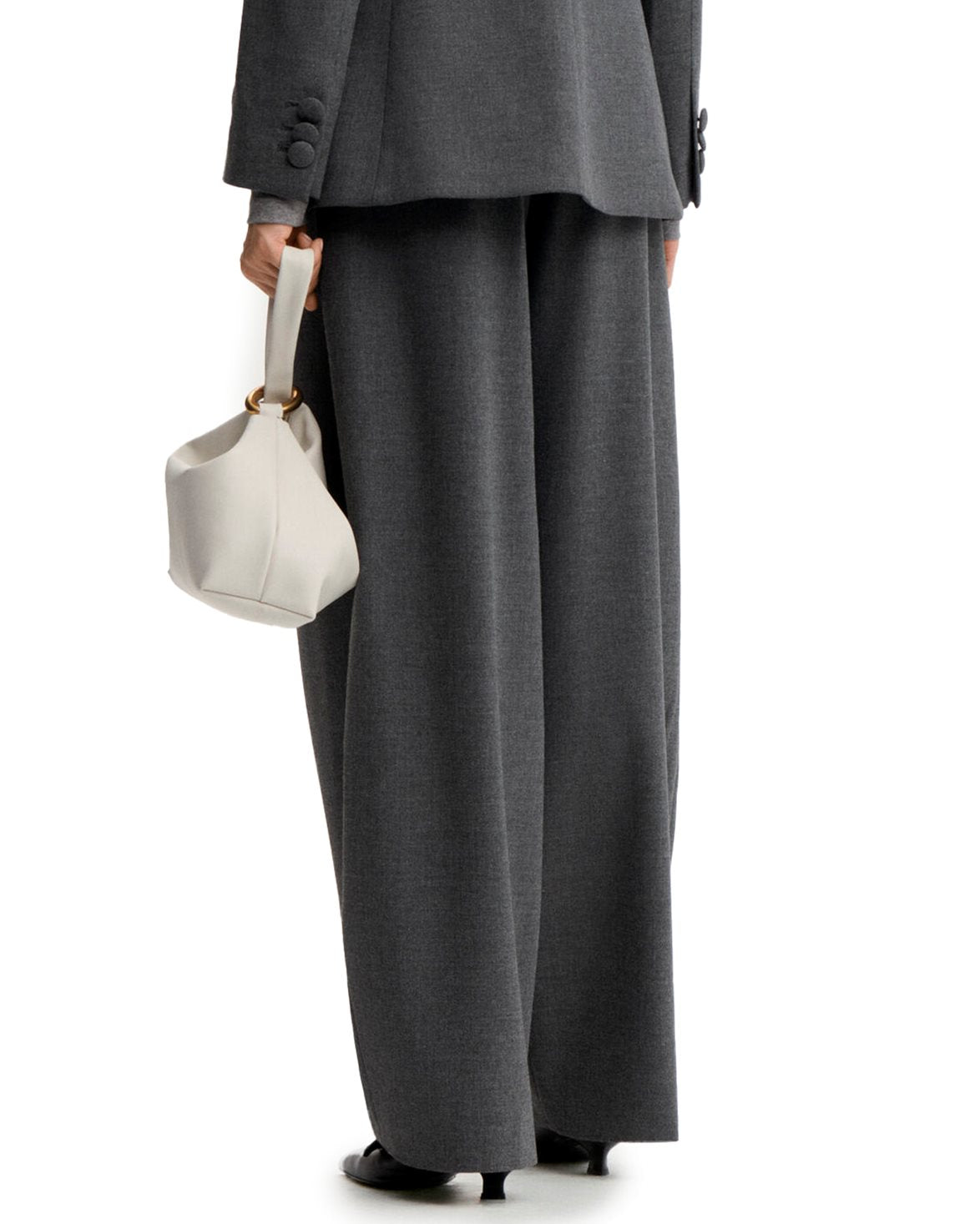 Povilanna Trousers Dark Grey Melan