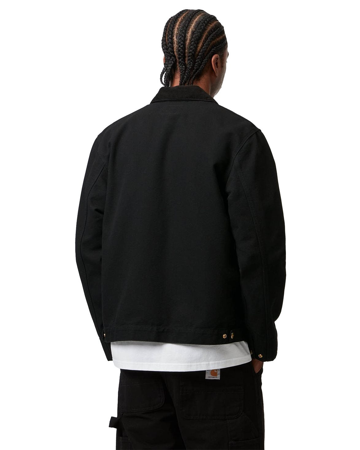 Detroit Jacket Black/Black Rinsed