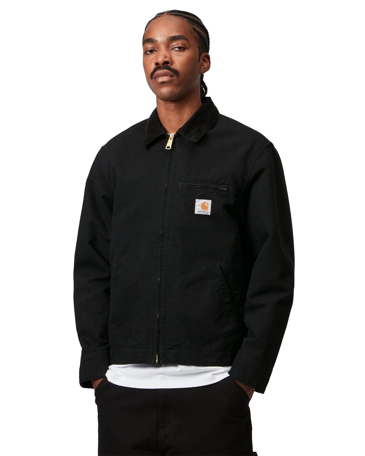 Detroit Jacket Black/Black Rinsed