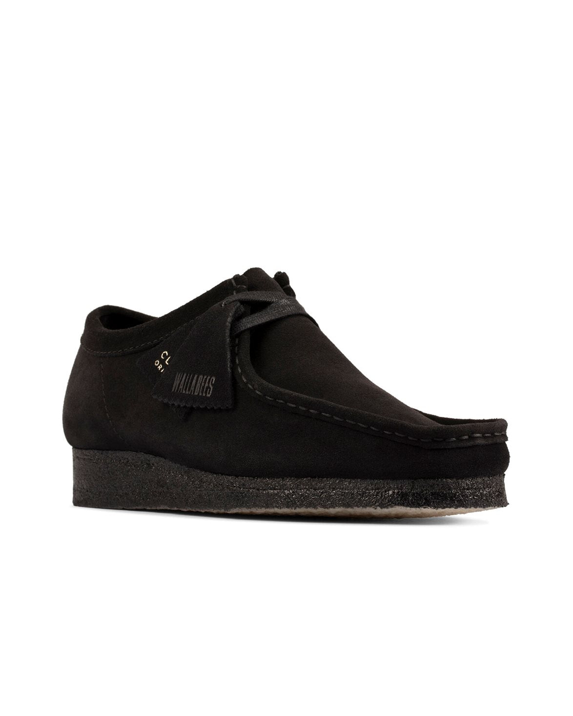 Wallabee. D Black Suede