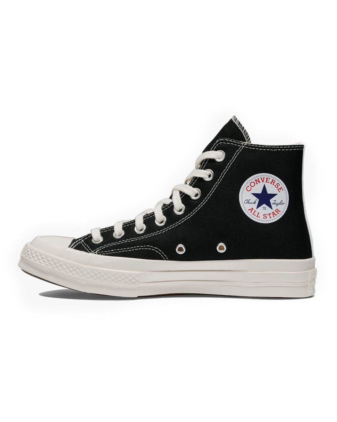 Converse Small Heart High Top Sneakers Black