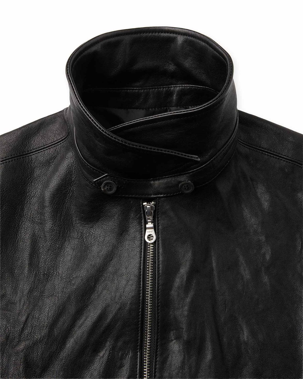 Swingtop Pleated Wash Jacket Black