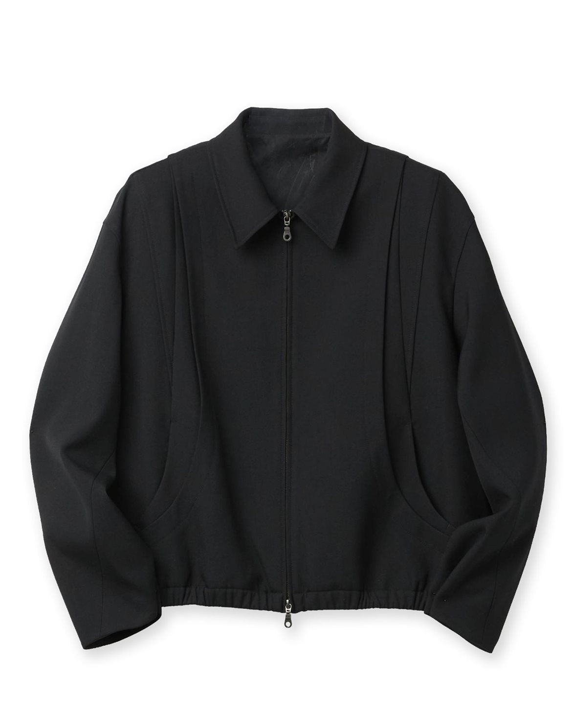 Wool Blouson Jumper Black