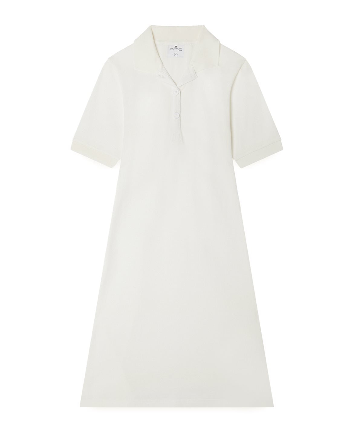 Polo Piqué Dress Natural