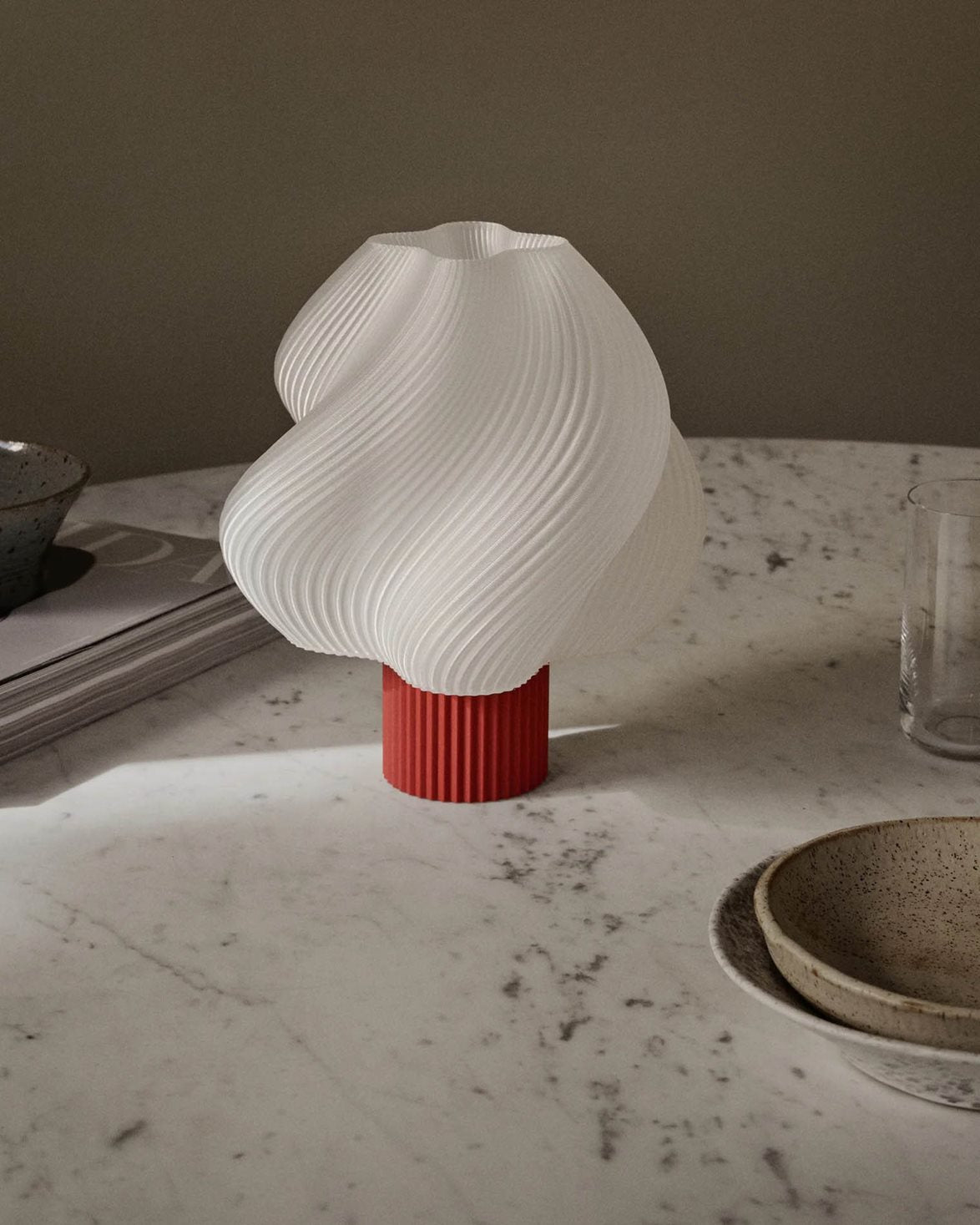 Soft Serve Lamp Portable Rhubarb