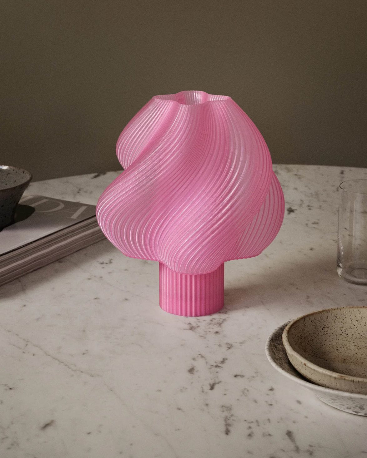 Soft Serve Lamp Portable Sorbet Rose