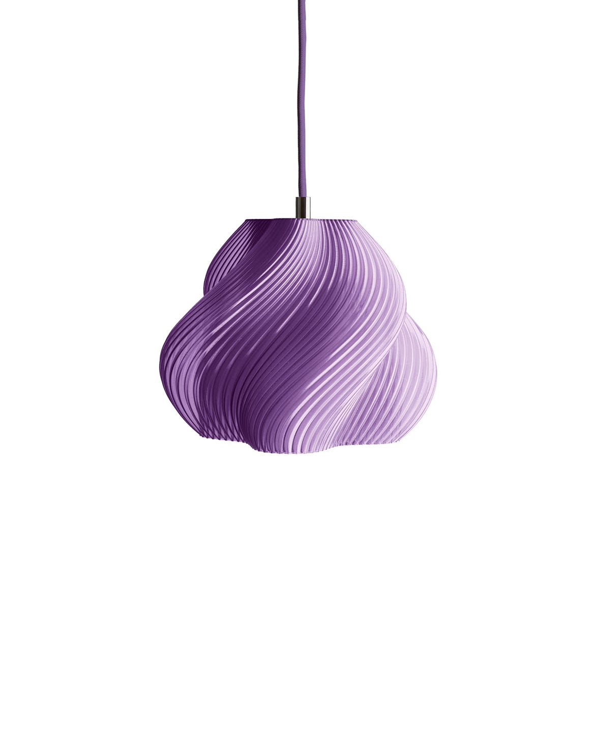 Soft Serve Pendant 01 Lavender Sorbet Brass