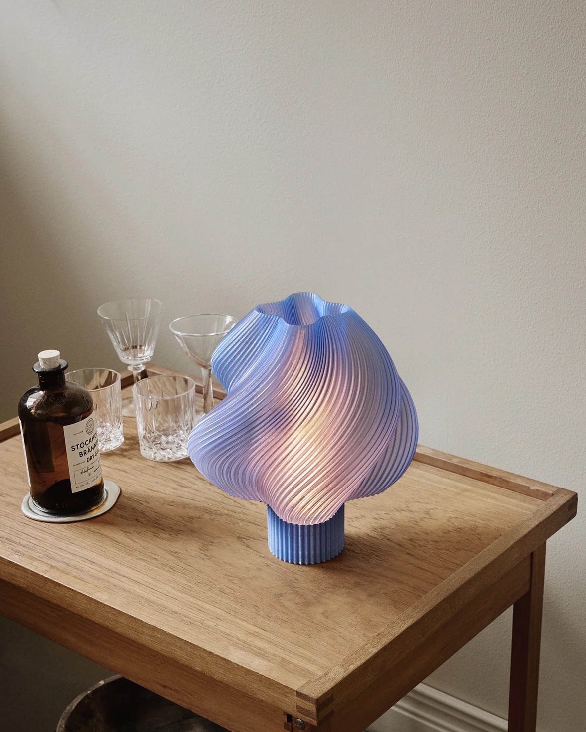 Soft Serve Table Lamp Regular Sorbet Blueberry