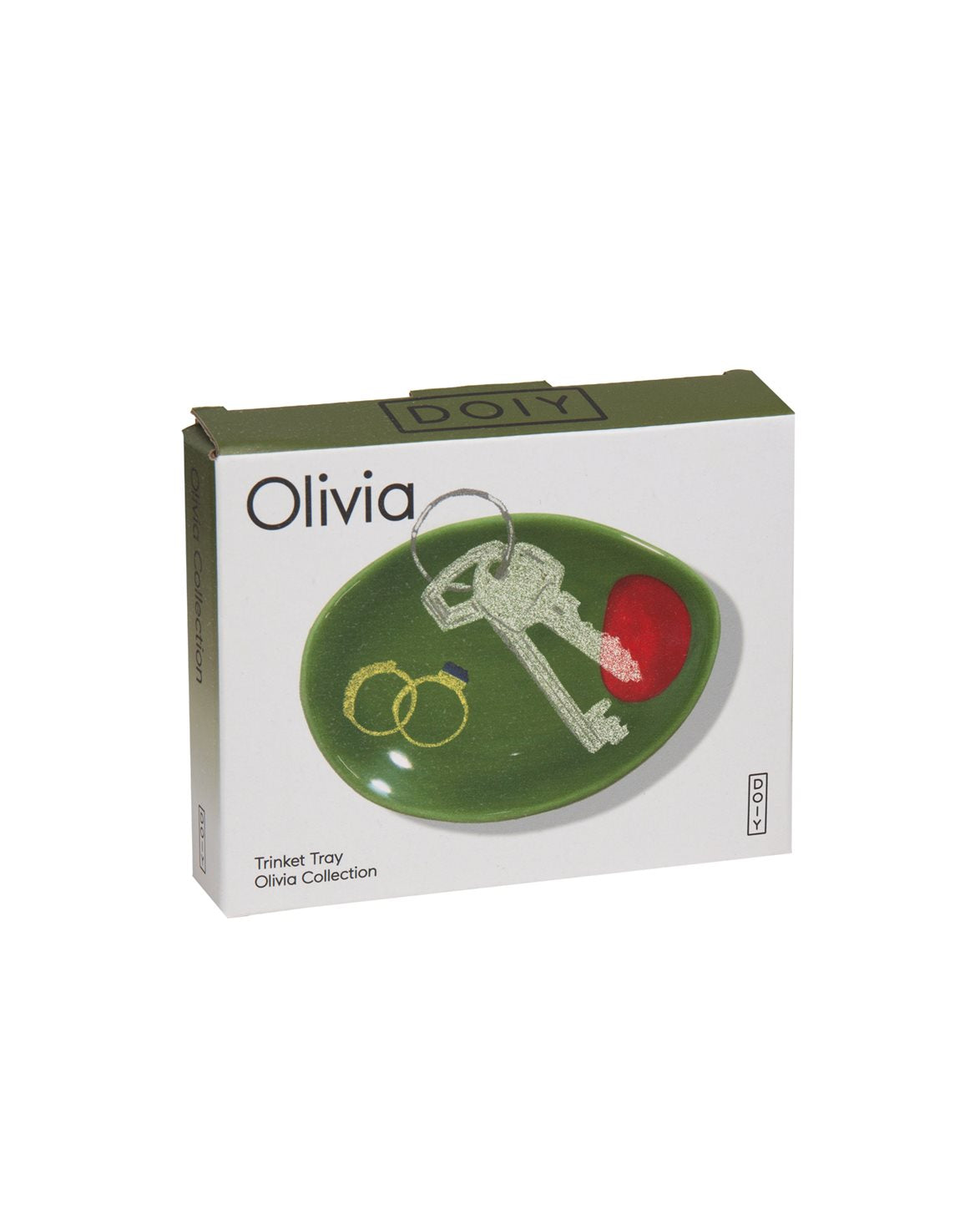 Olivia Mini Trinket Tray Green