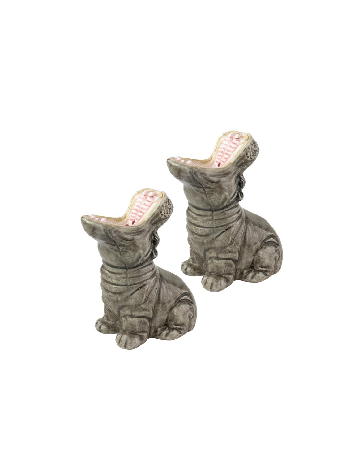 Hungry Hippos Salt & Pepper Set Grey