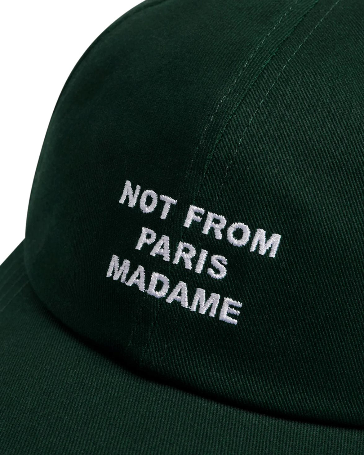 Slogan Cap Dark Green