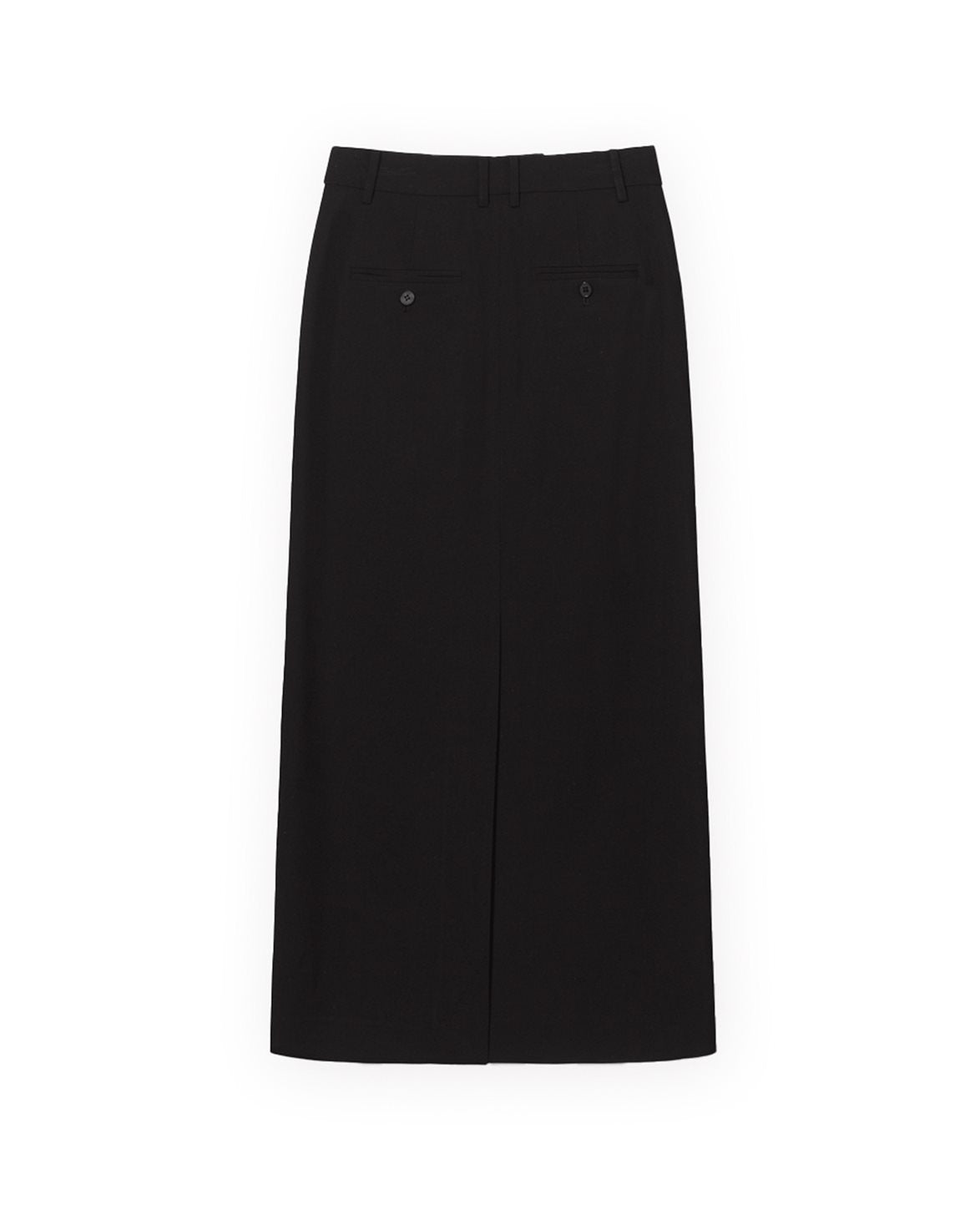 H-Line Long Skirt Black