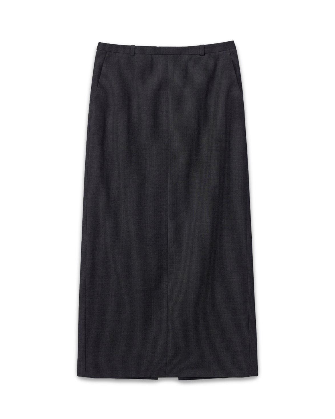 Striped Maxi Skirt Grey Stripe