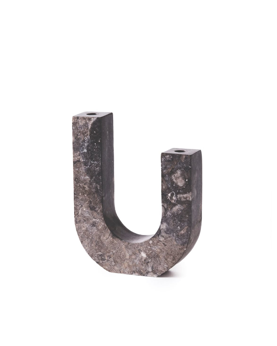 Arco Candle Holder Grey