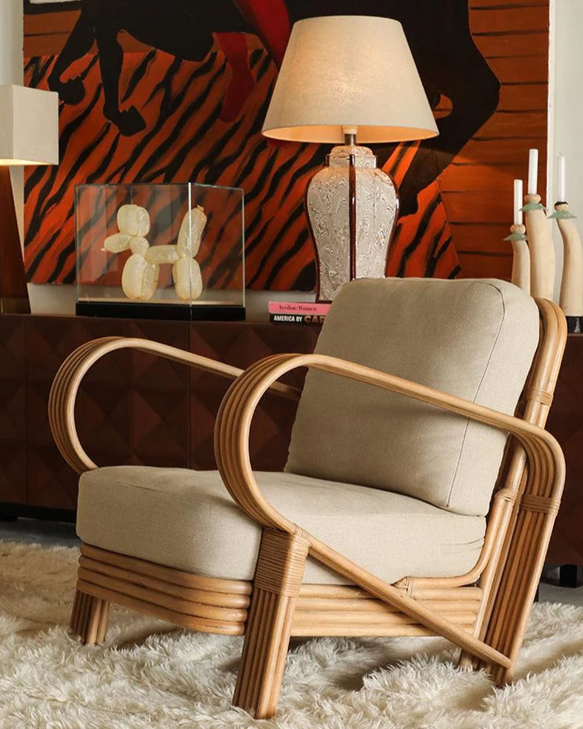 Bamboo Lounge Chair Natural