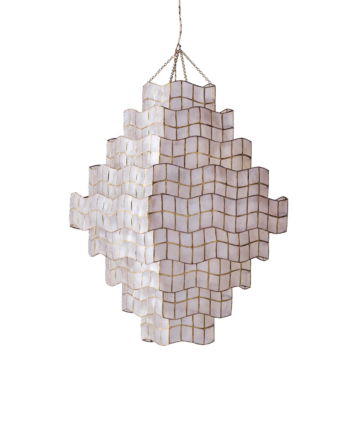 Cornelia Ceiling Lamp Capiz Shell/Brass