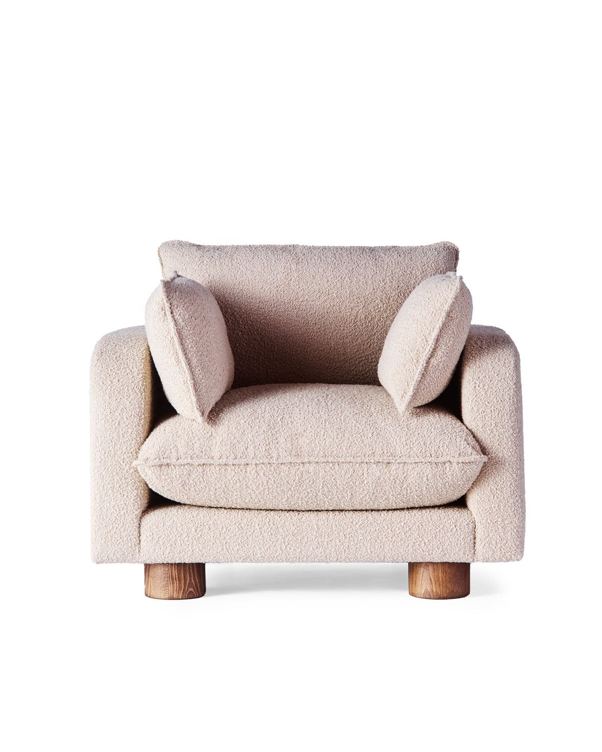 Miles Armchair Beige Boucle