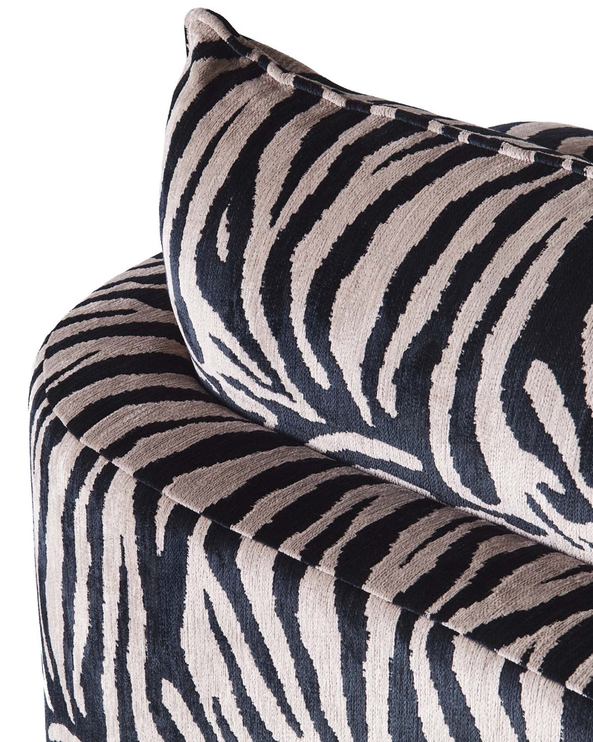 Miles Love Seat Zebra