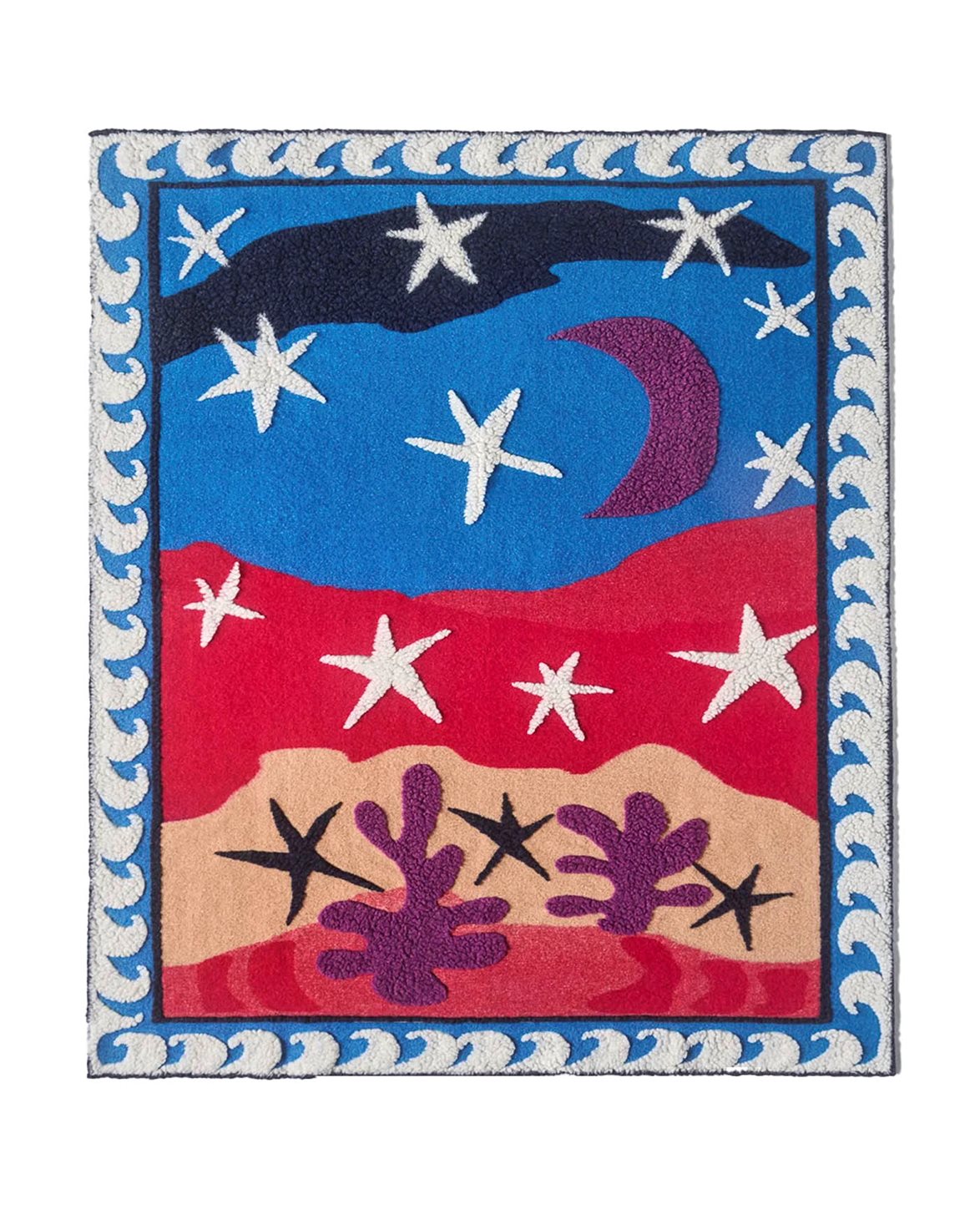 Stargazer Throw Blue/Red/Orange