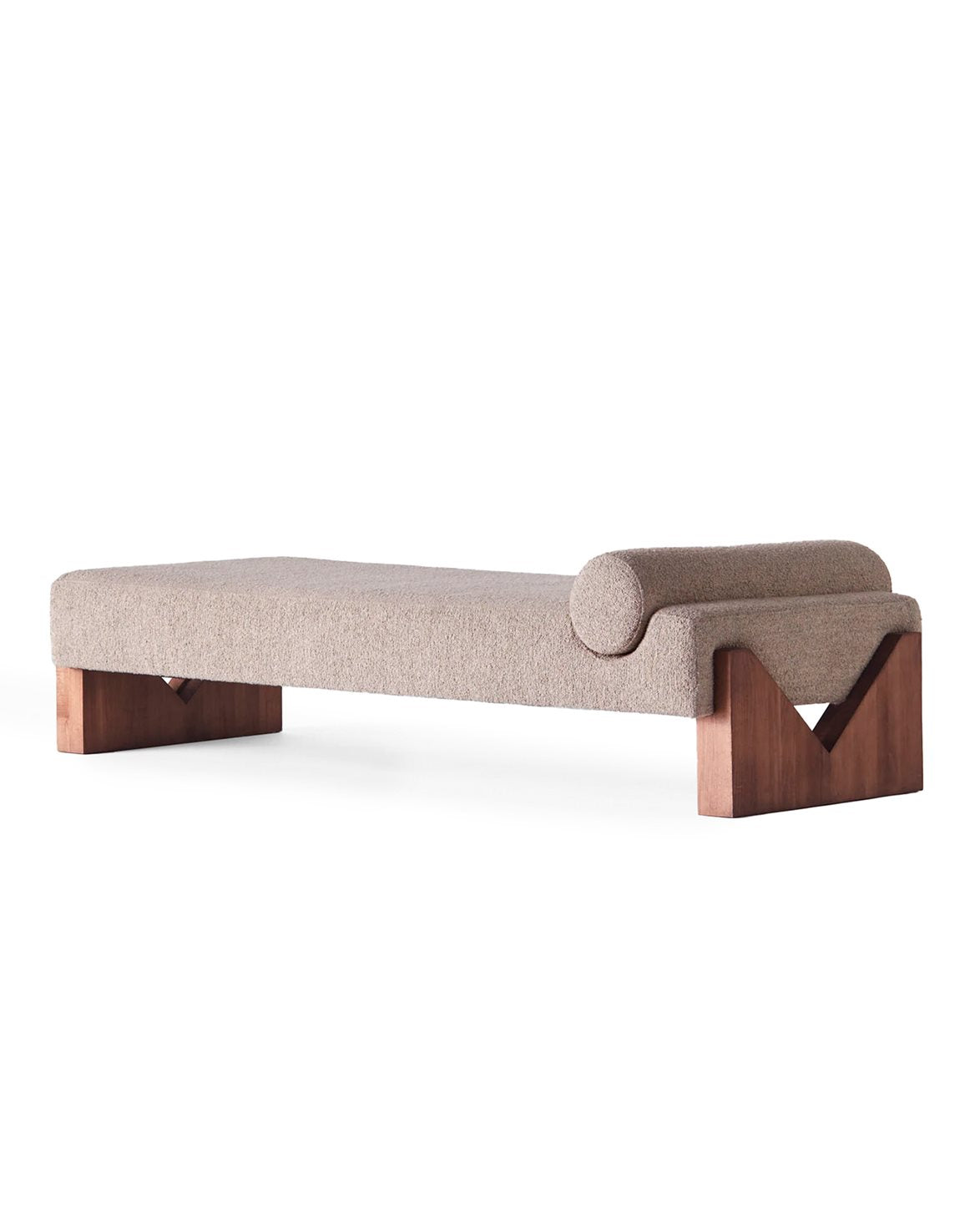 V Daybed Boucle Sand