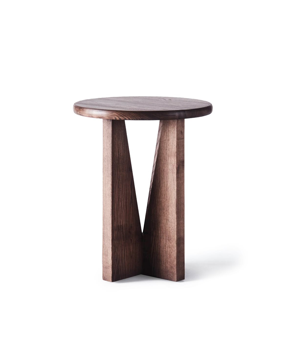 V Side Table Stained Ash
