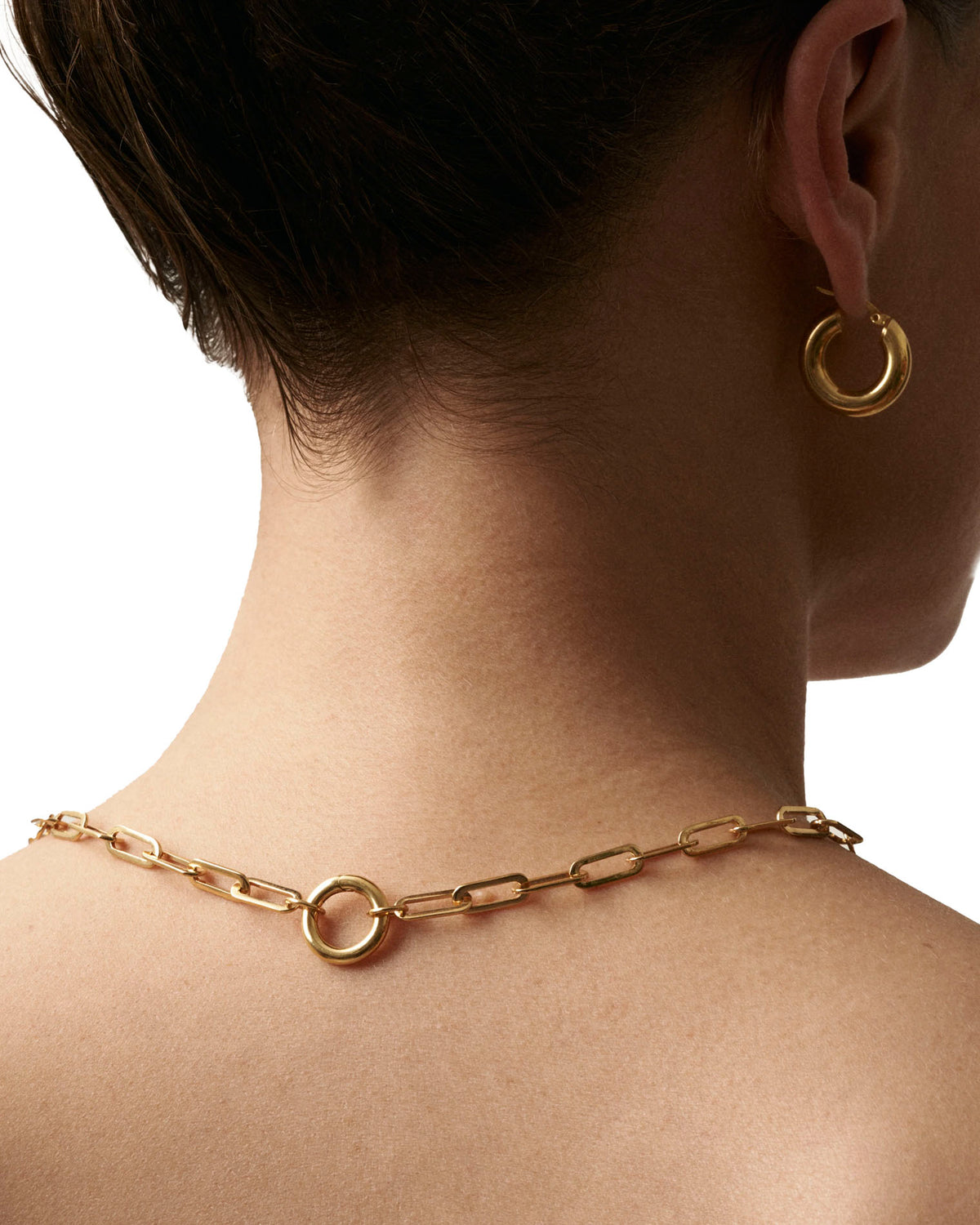 Fat Collect Necklace Gold