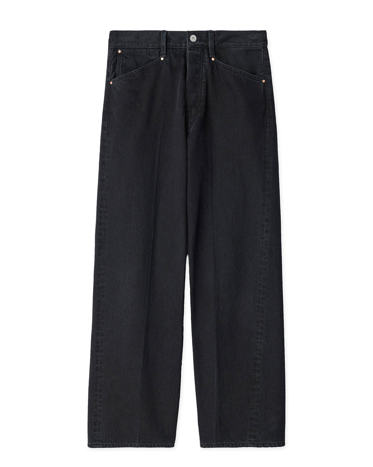 Straight Leg 5 Pockets Black