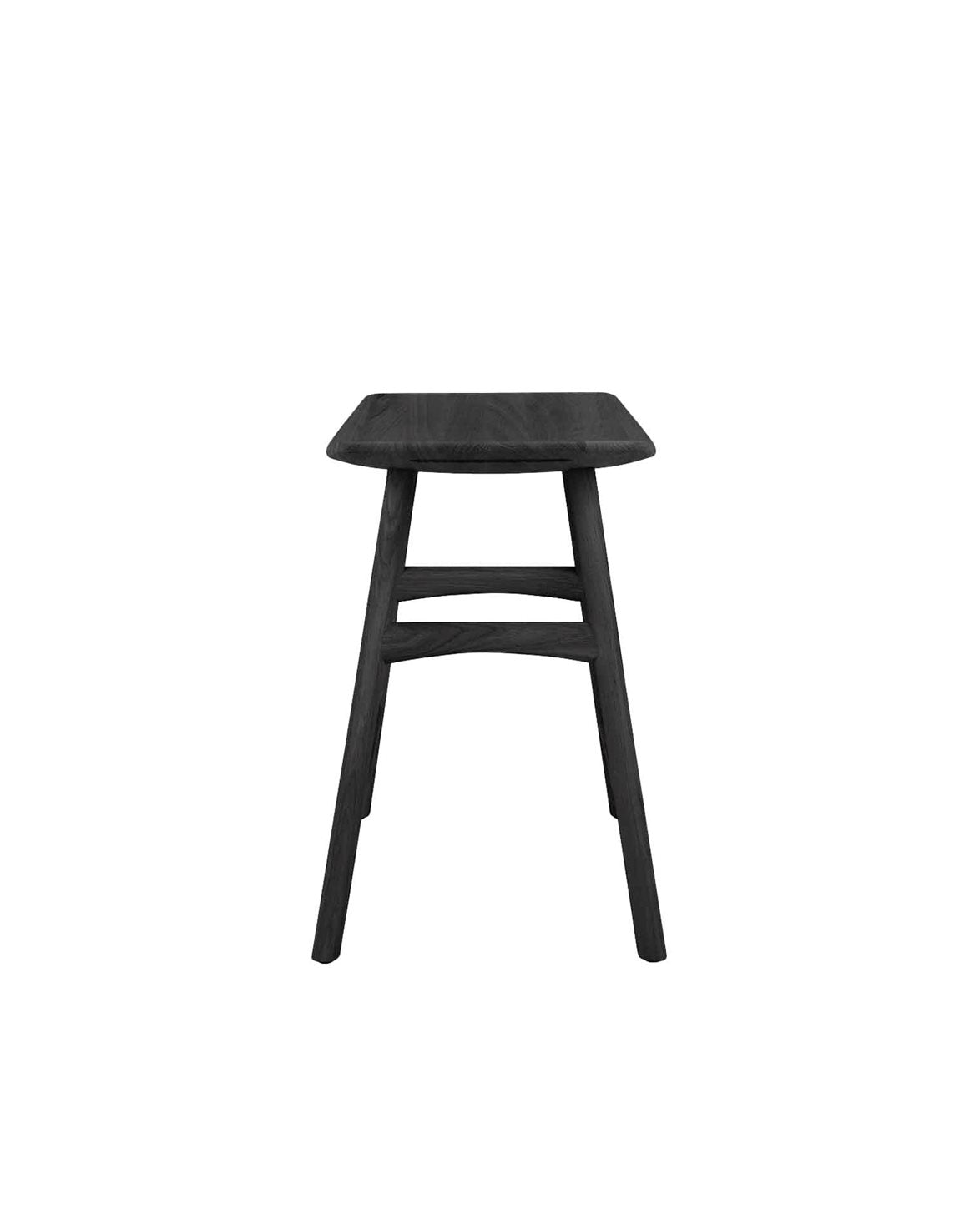 Osso Stool Varnished Black
