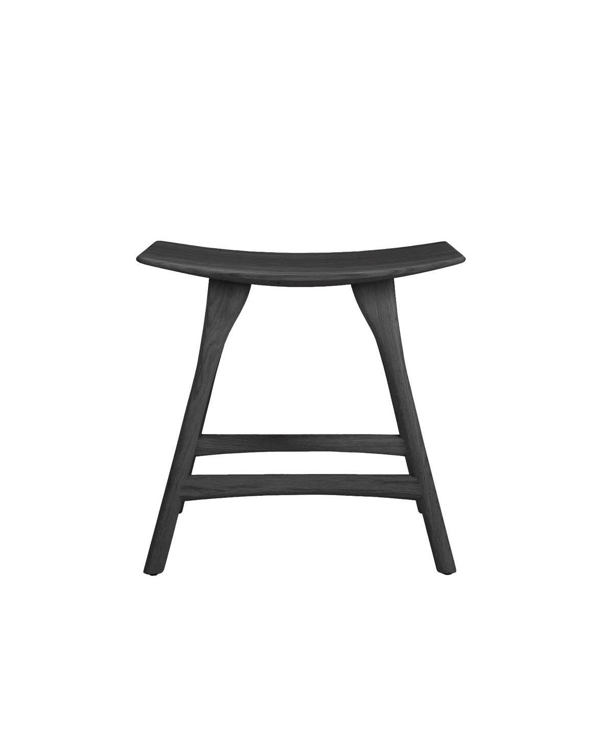 Osso Stool Varnished Black