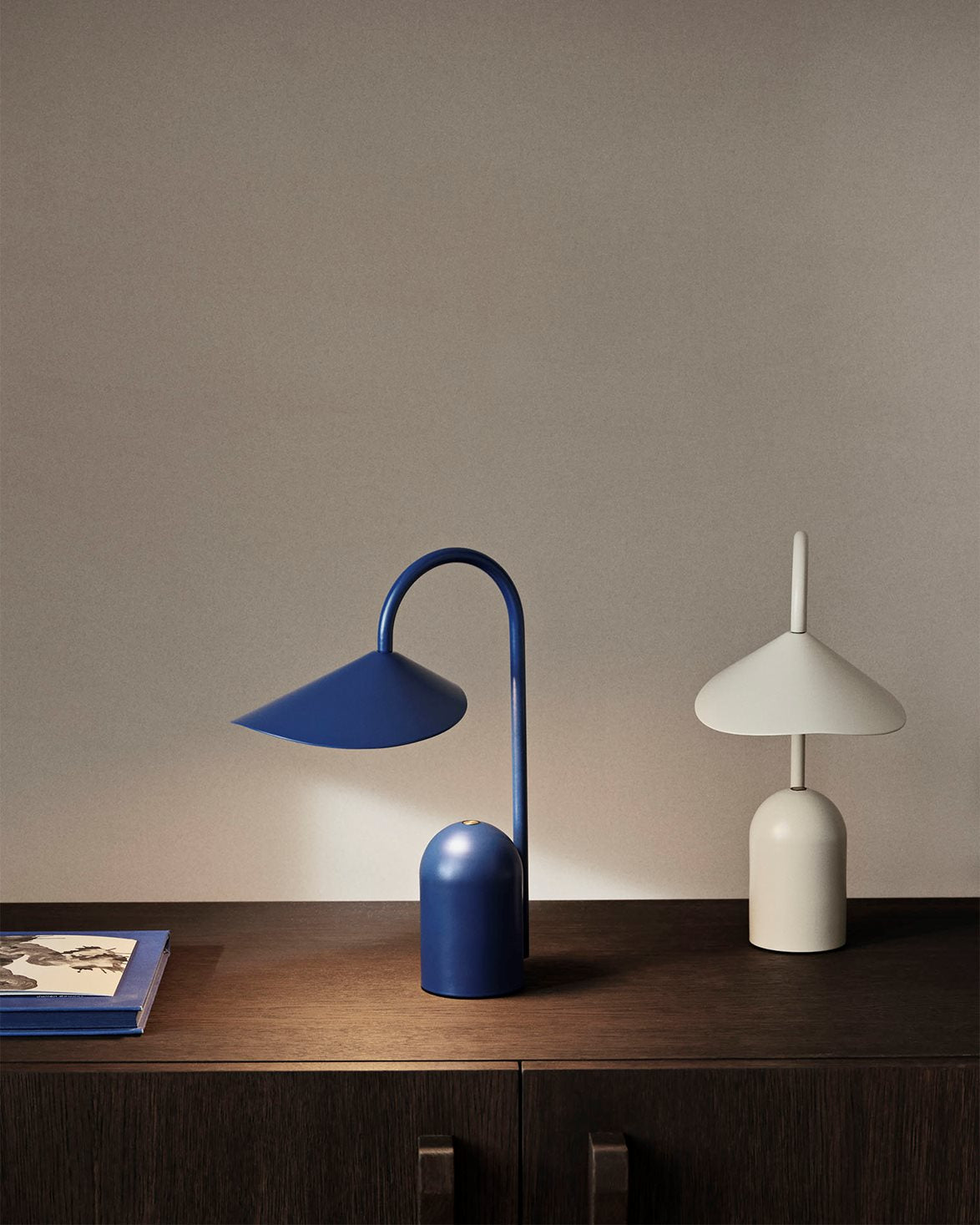 Arum Portable Table Lamp Bright Blue