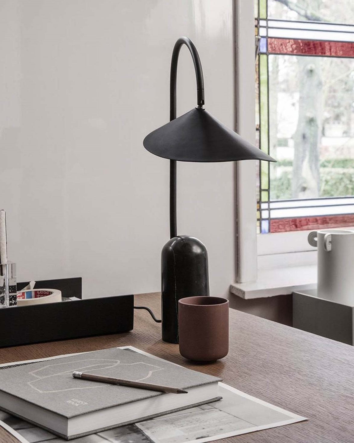 Arum Table Lamp Black