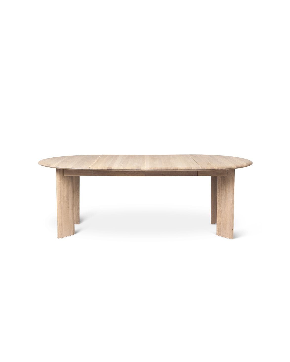 Bevel Extendable Table X2 White Oiled Oak