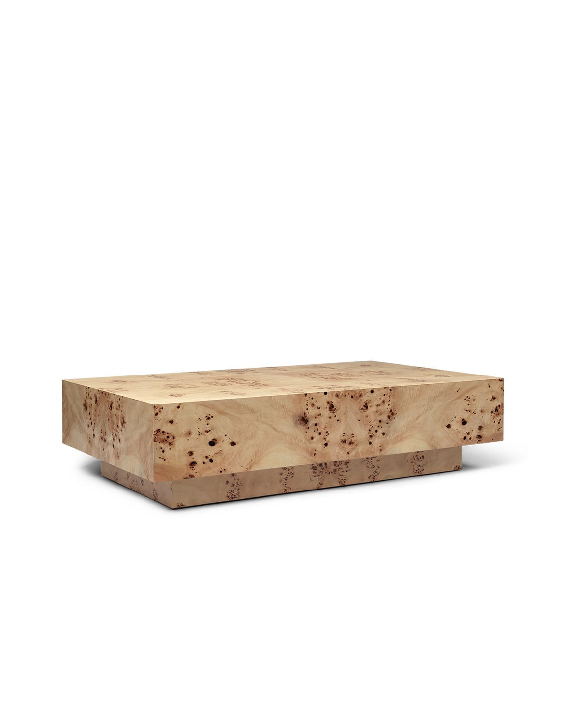 Burl Coffee Table Natural