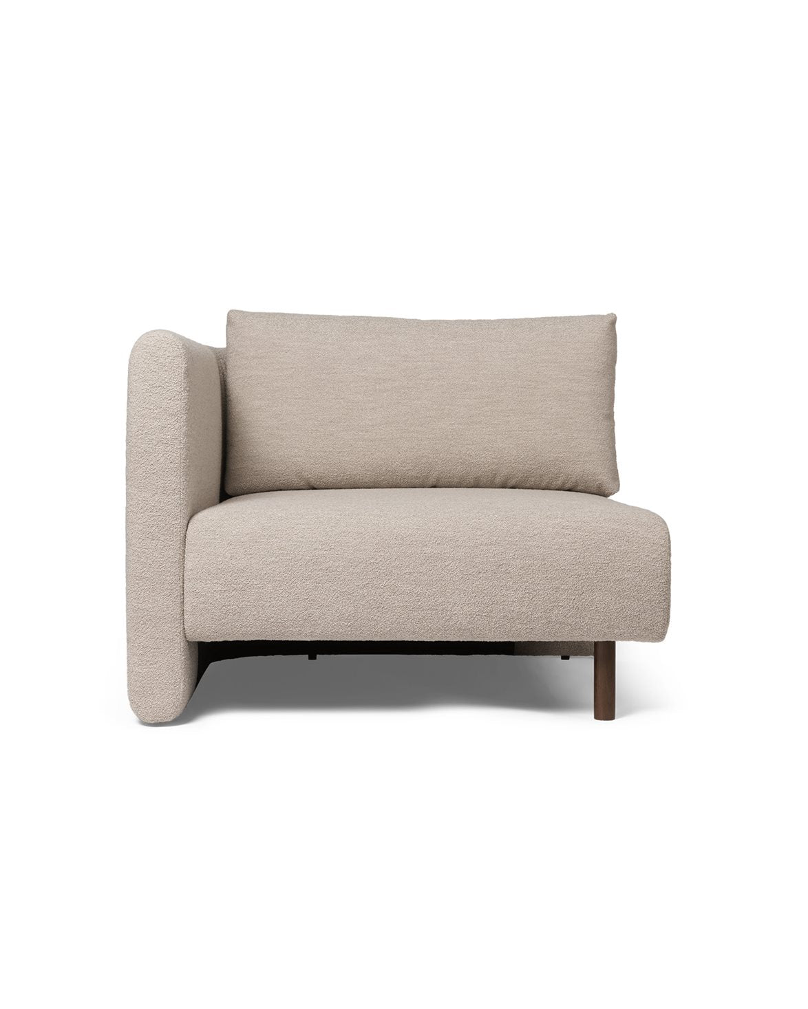 Dase Sofa Armrest Left Soft Bouclé Natural