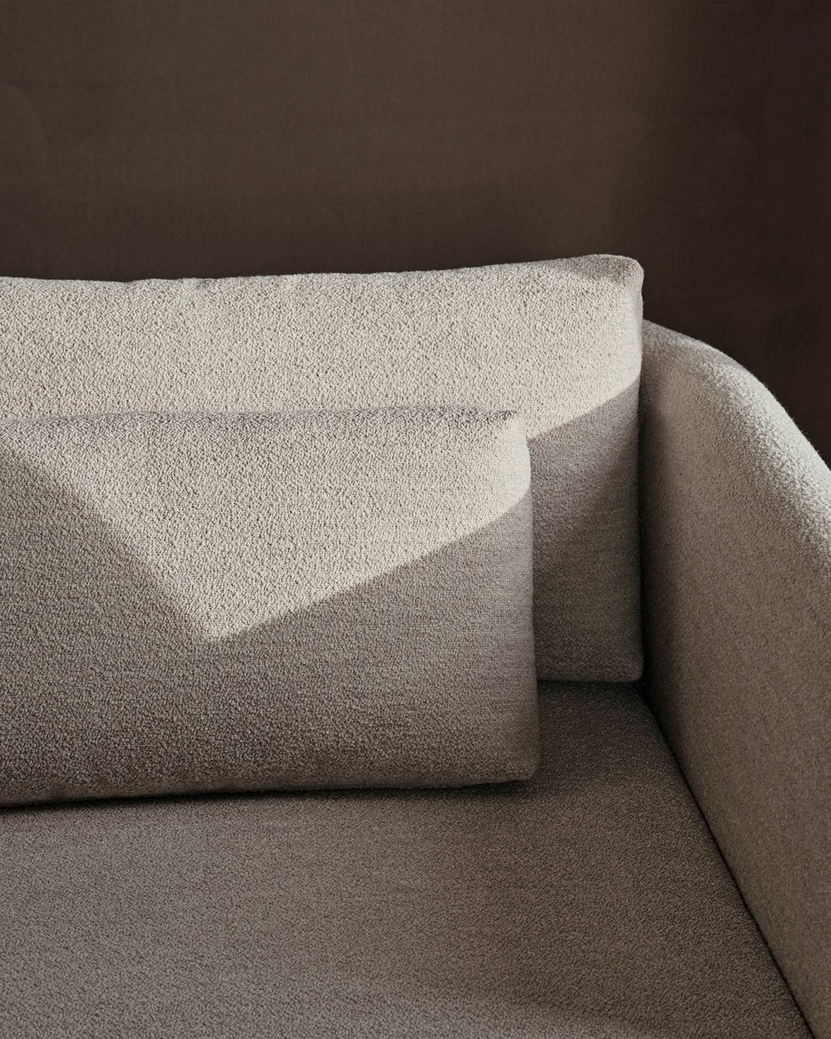 Dase Sofa Armrest Right Soft Bouclé Natural