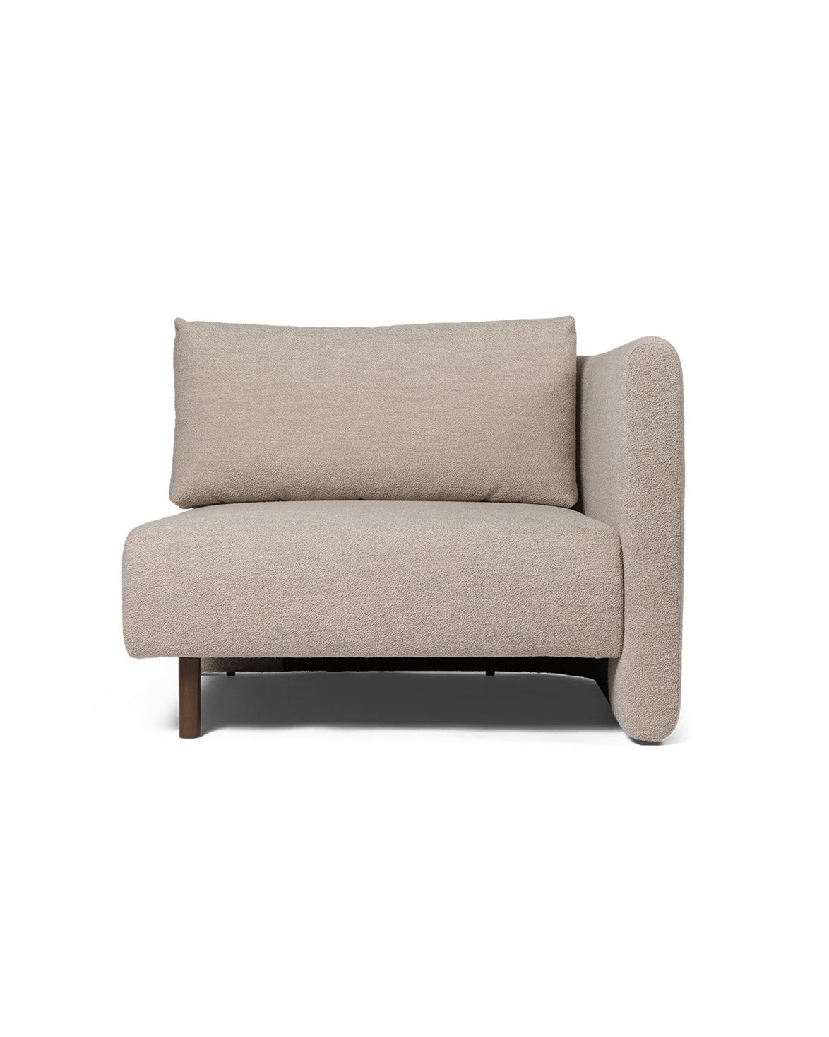 Dase Sofa Armrest Right Soft Bouclé Natural