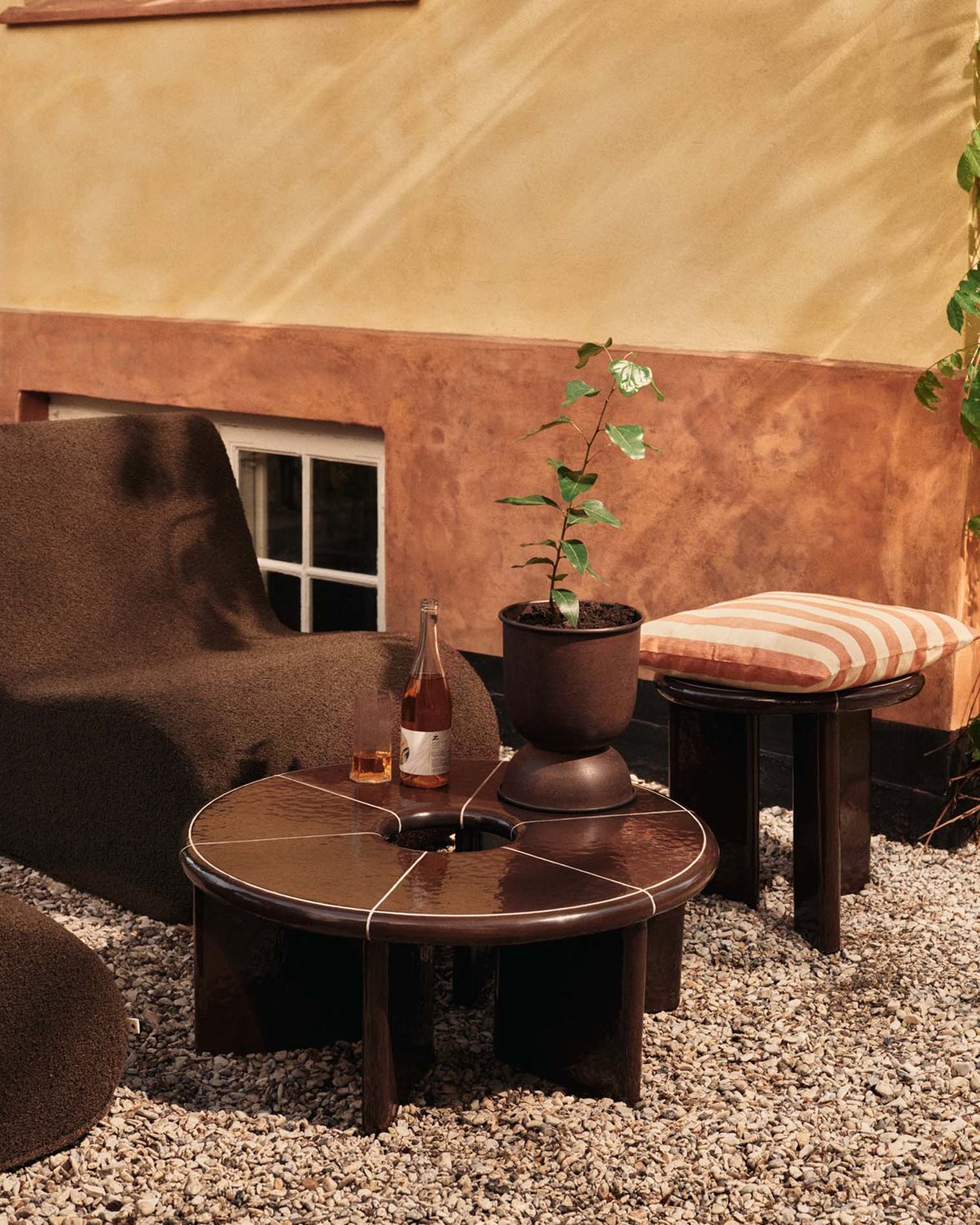 Deya Coffee Table Chestnut Brown