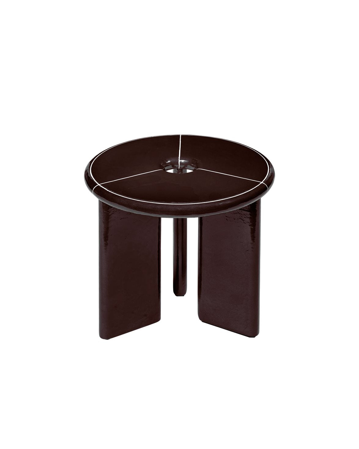Deya Side Table Chestnut Brown