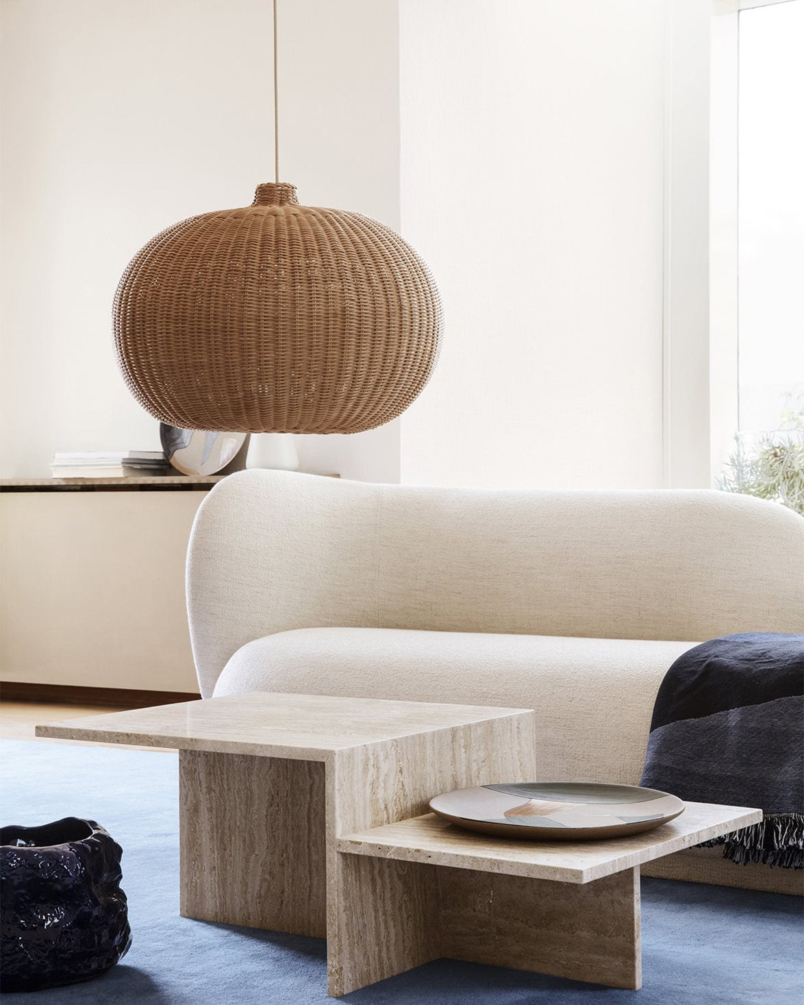 Distinct Coffee Table Travertine