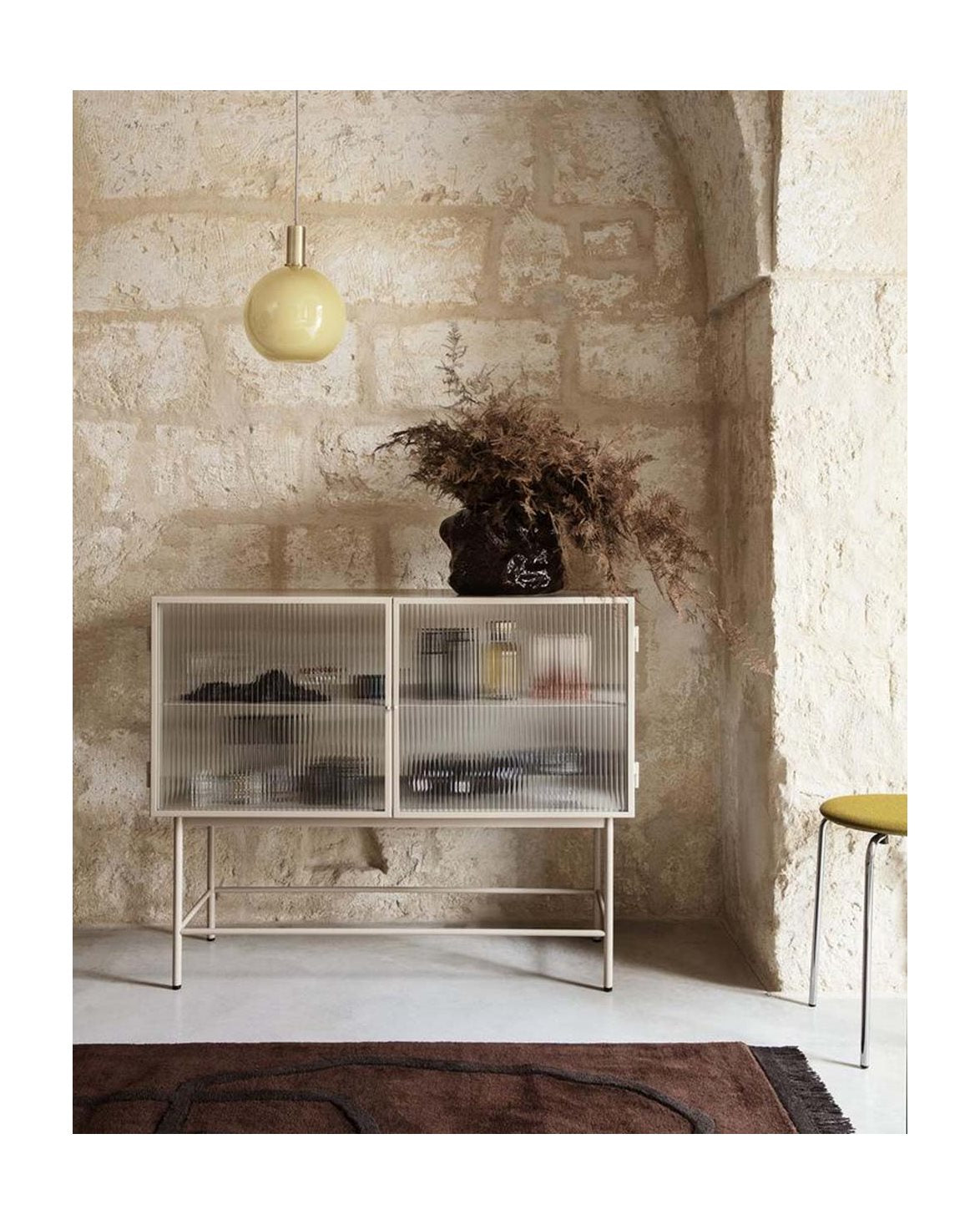 Haze Sideboard Reeded Glass Cashmere