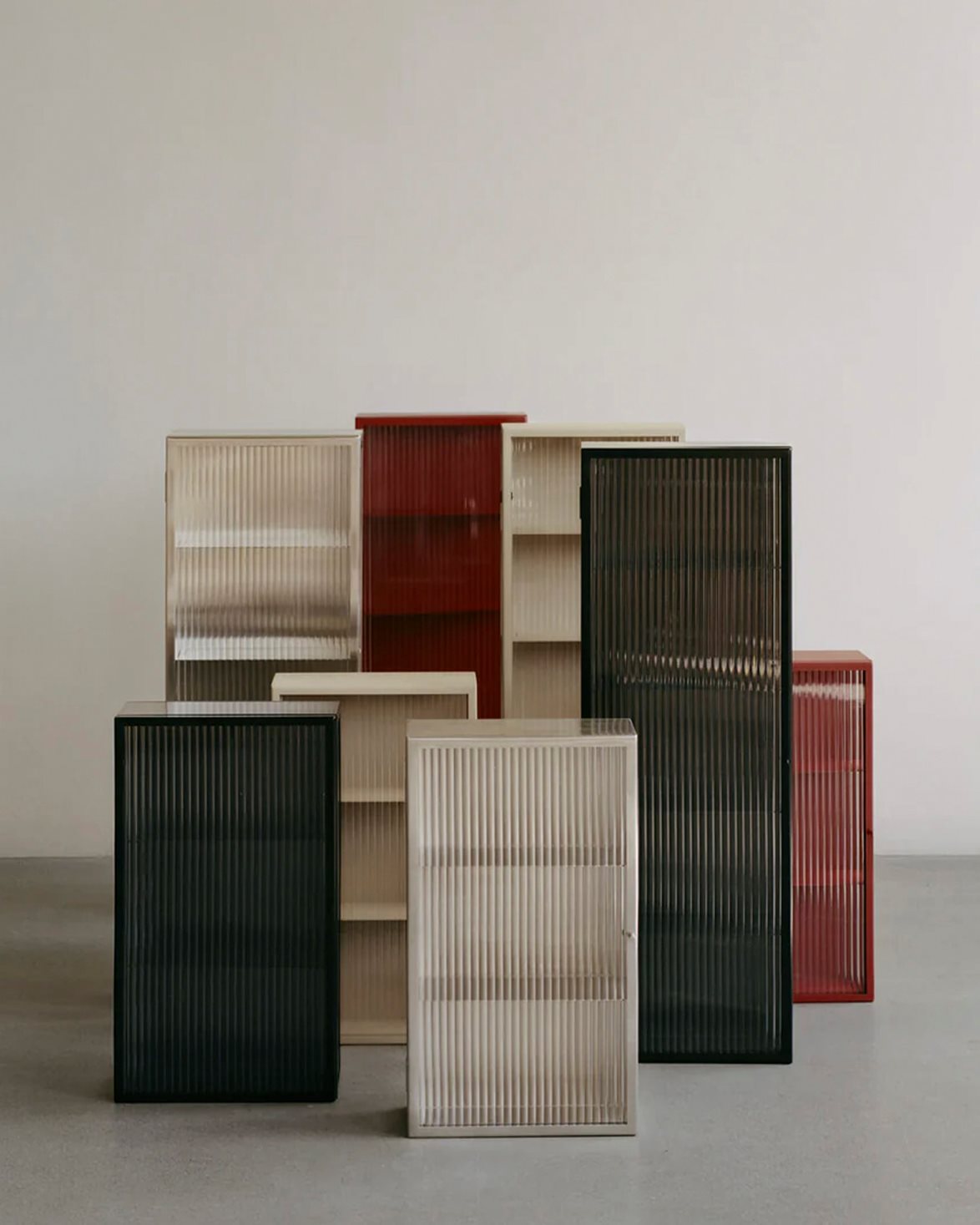 Haze Wall Cabinet Oxide Red