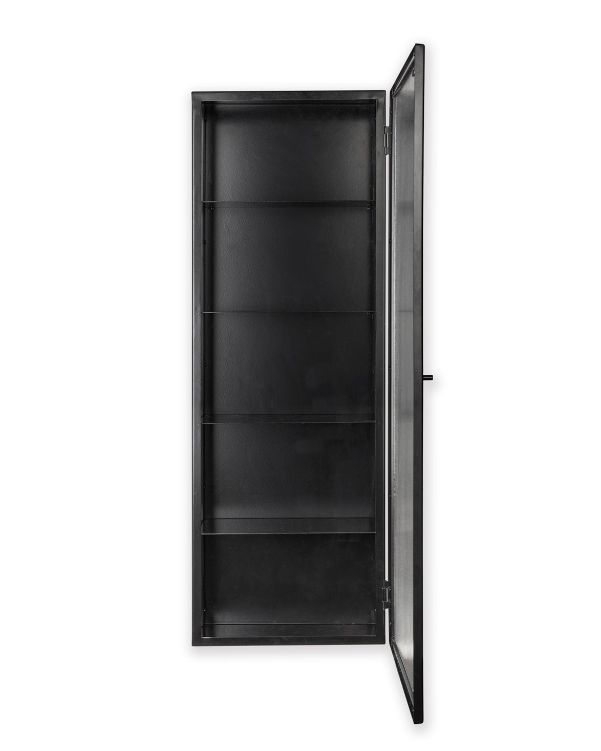 Haze Wall Cabinet Tall Black