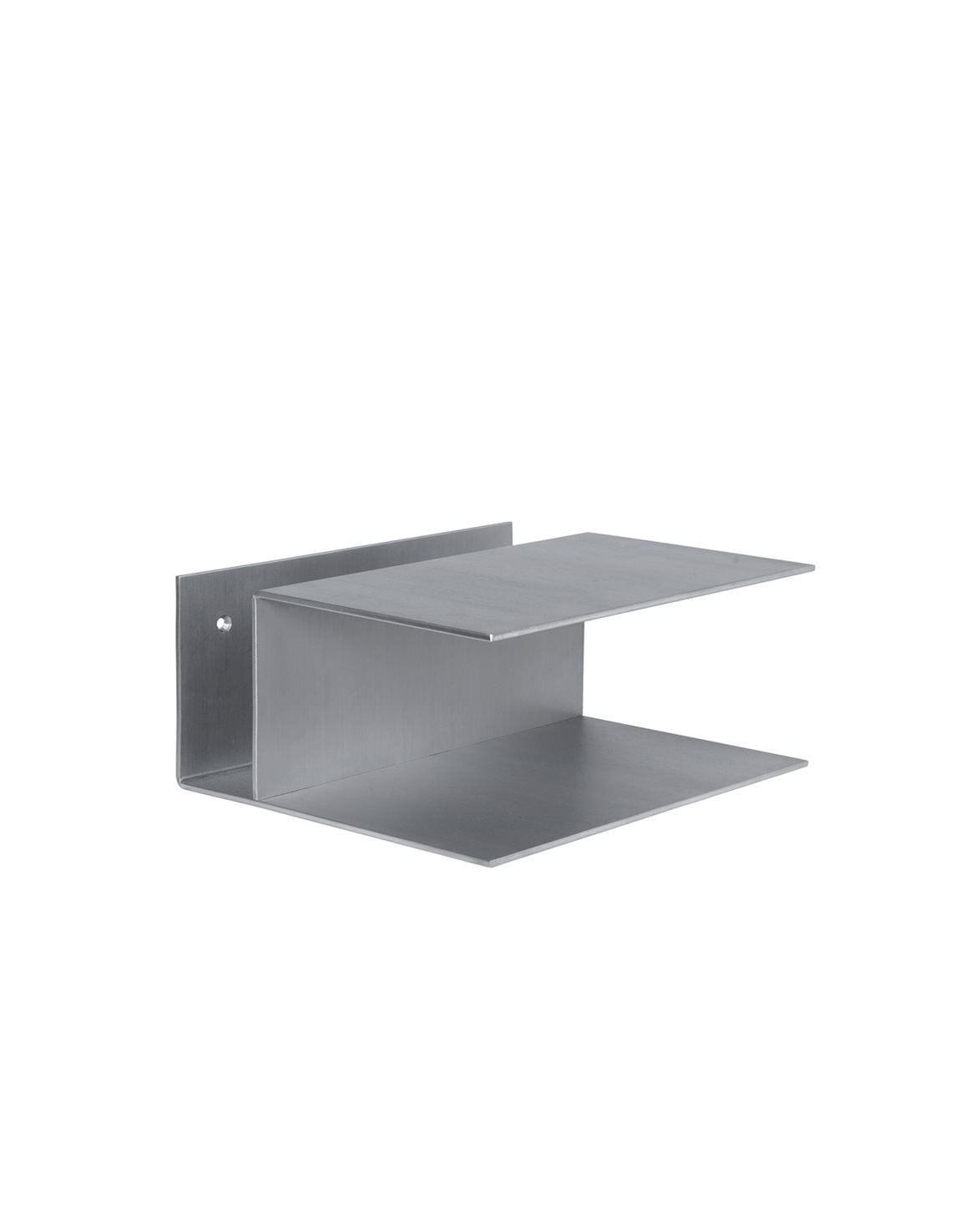 Lager Bedside Table Aluminium