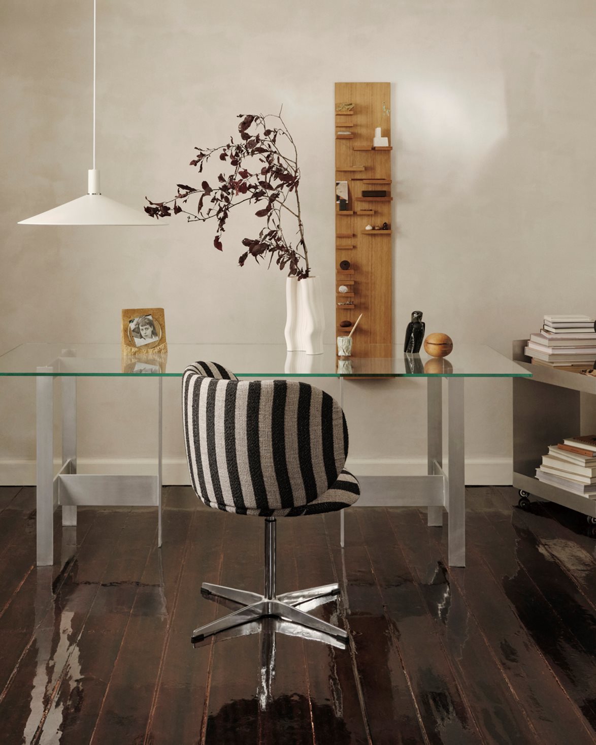 Lager Dining Table 90X200 Glass/aluminium