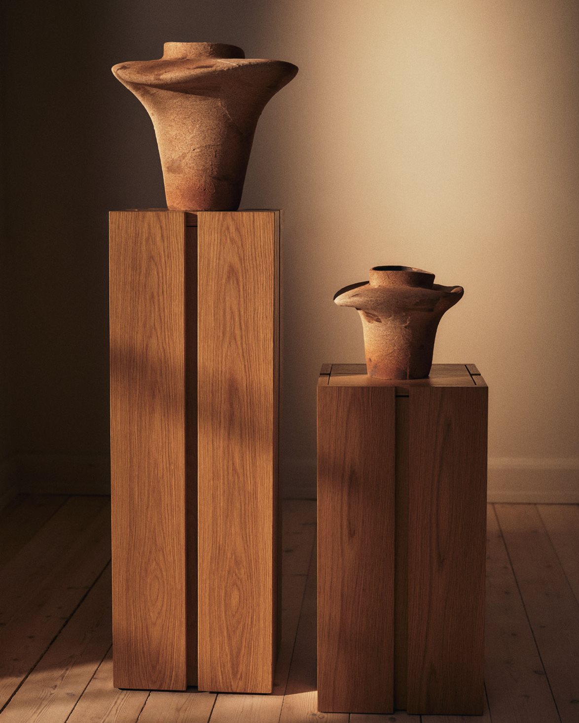 Parcel Pedestal 90 Cm Natural Oak