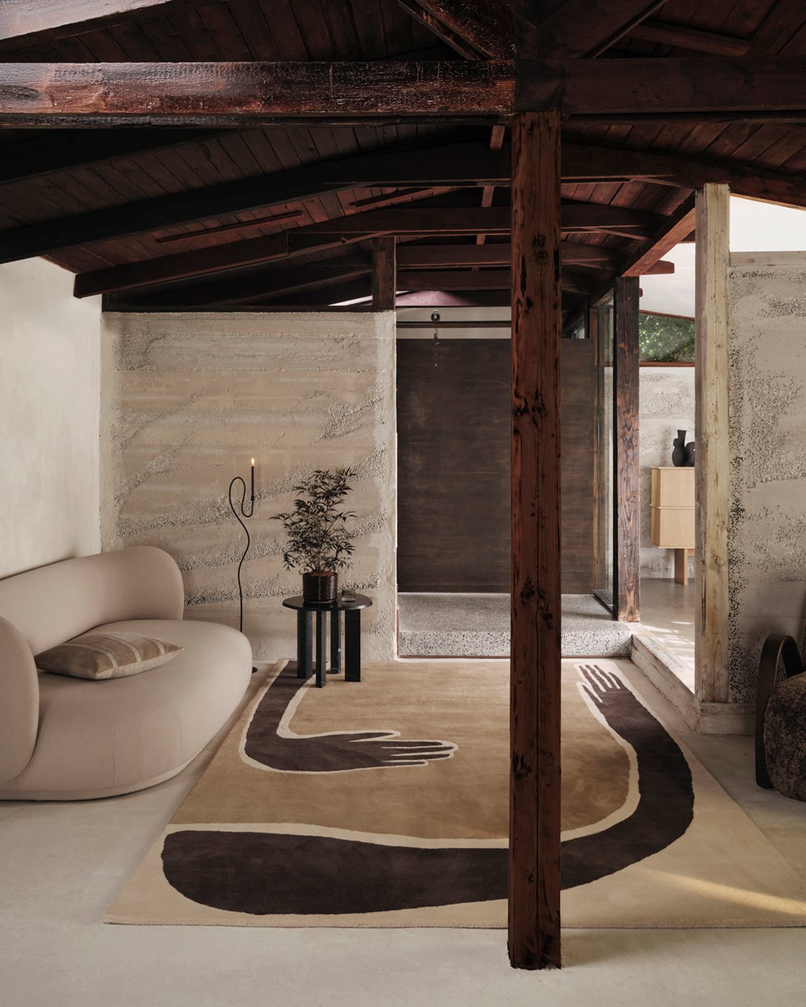 Pose Tufted Rug Natural