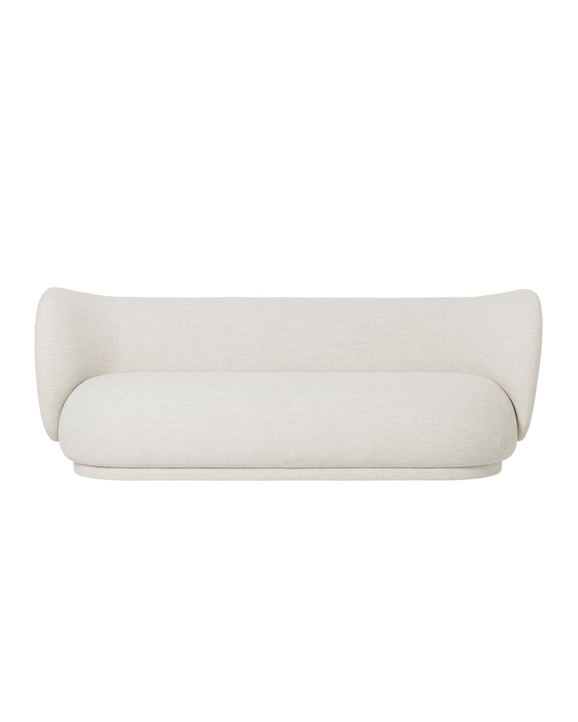 Rico Sofa Boucle 3-Seater Off White