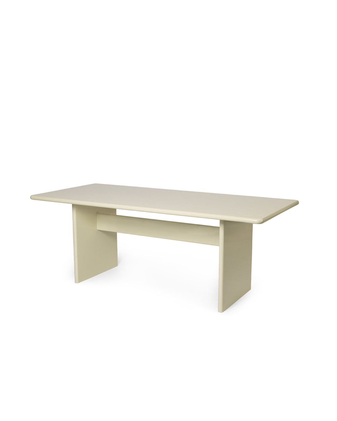 Rink Dining Table 200 Eggshell